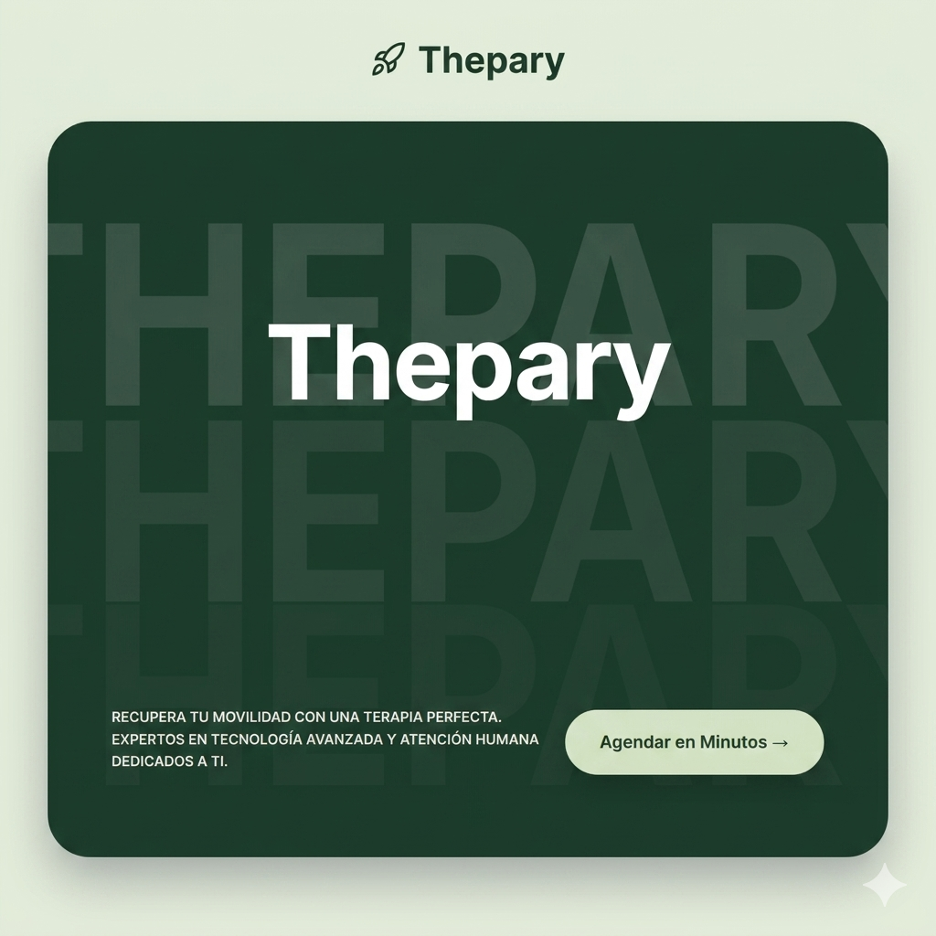 Terapia y Rehabilitación